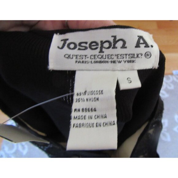 Vintage 90s New w Tags, Joseph Sleeveless Sheer Mess Floral Blouse Small - Picture 6 of 6